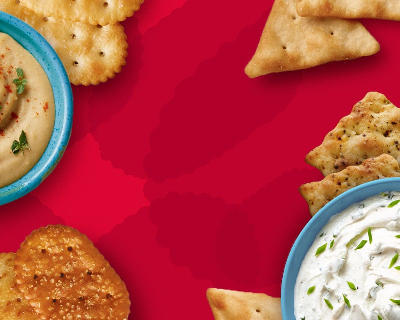 Town House Crackers with recipe ingredients